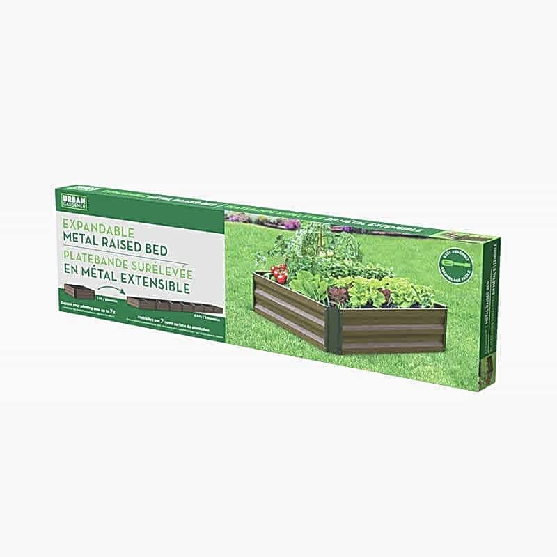 Panacea Urban Gardener Expandable Steel Raised Bed 3' x 3' (0.92m x 0.92m) Technical Drawing