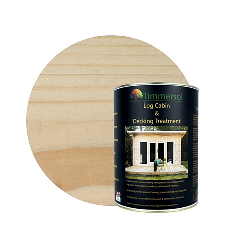 Timmersol Clear Log Cabin & Decking Treatment (5 Litres) Technical Drawing