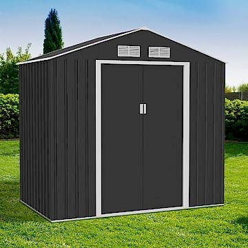 7' x 4' Lotus Hera Apex Metal Shed (1.91m x 1.21m) 7' x 4' Lotus Hera Apex Metal Shed (1.91m x 1.21m)