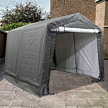10' x 10' Lotus Populus Fabric Pop Up Portable Shed (3.05m x 3.05m)