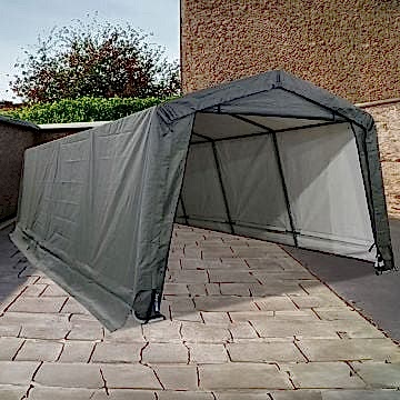 12' x 20' Lotus Populus Fabric Pop Up Portable Shed (3.65m x 6.1m) 12' x 20' Lotus Populus Fabric Pop Up Portable Shed (3.65m x 6.1m)