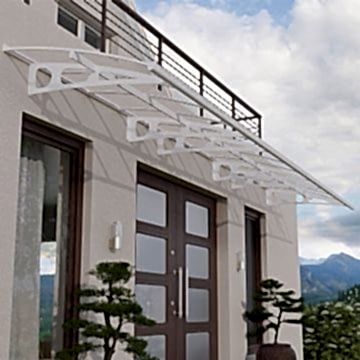 22' x 5' Palram Canopia Bordeaux 6690 Door Canopy - White (6.71m x 1.39m) 