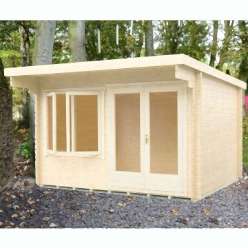 Shire Belgravia 3.6m x 2.4m Log Cabin (28mm)