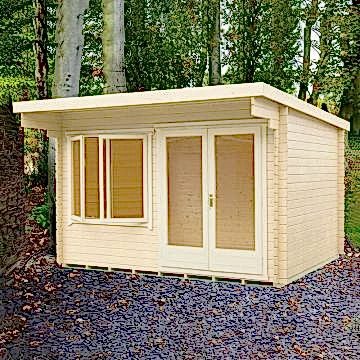 Shire Belgravia 3.6m x 3.6m Log Cabin (28mm)