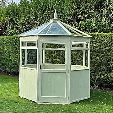 7'10 x 7'10 Coppice Thetford Octagonal Painted Wooden Greenhouse (2.39m x 2.39m)