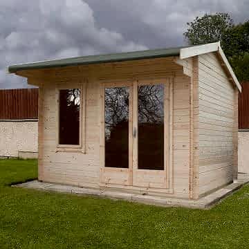 Shire Marlborough 3.6m x 2.4m Log Cabin Summerhouse (28mm)