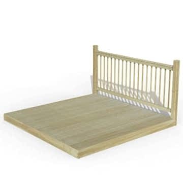 8' x 8' Forest Patio Deck Kit No. 2 (2.4m x 2.4m)