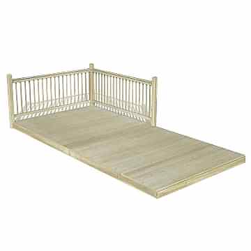8' x 16' Forest Patio Deck Kit No. 2 (2.4m x 4.8m)