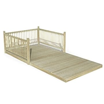 8' x 16' Forest Patio Deck Kit No. 4 (2.4m x 4.8m)