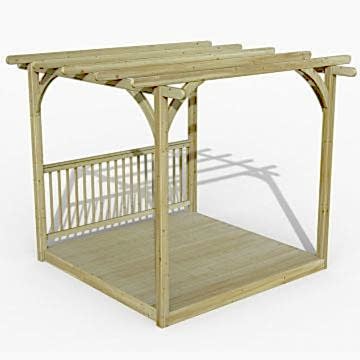 8' x 8' Forest Pergola Deck Kit No. 2 (2.4m x 2.4m)