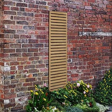 Forest 6’ x 1’ Pressure Treated Slatted Trellis Panel (1.8m x 0.3m)