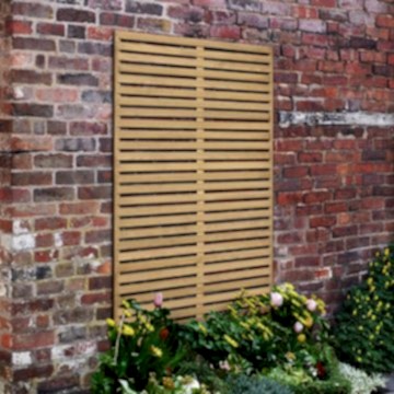Forest 6’ x 3’ Pressure Treated Slatted Trellis Panel (1.8m x 0.9m)