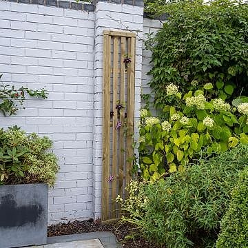 Forest 6’ x 1’ Pressure Treated Vertical Slatted Garden Screen Panel (1.8m x 0.3m)