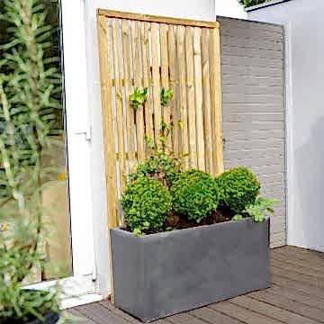 Forest 6’ x 3’ Pressure Treated Vertical Slatted Garden Screen Panel (1.8m x 0.9m)