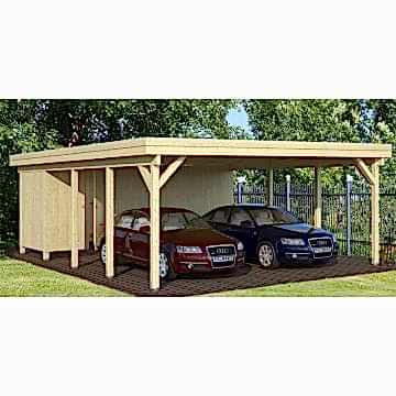 20' x 25' Palmako Karl Wooden Carport (6m x 7.6m) 