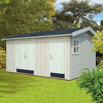 15' x 11' Palmako Olaf Premium (88mm) Multi-room Shed (4.5m x 3.3m) 