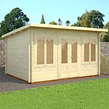 Palmako Lisa 4.2m x 3.2m Log Cabin Garden Room
