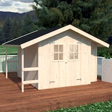 13' x 10' Palmako Marcus Heavy Duty Wooden Apex Shed (3.8m x 2.9m)