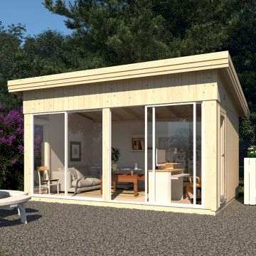 Palmako Annabel 5m x 3.9m Pent Log Cabin (88mm)