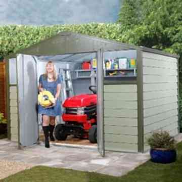9'10 x 8' (3.01x2.43m) Trimetals Titan 108 Metal Shed