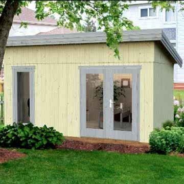 Palmako Simone 5m x 3.9m Pent Log Cabin (88mm)
