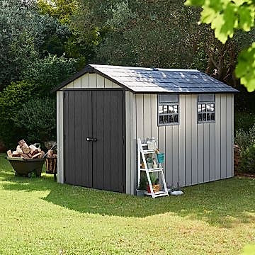 7' x 11' Keter Oakland Plastic Garden Shed (2.29 x 3.5m)