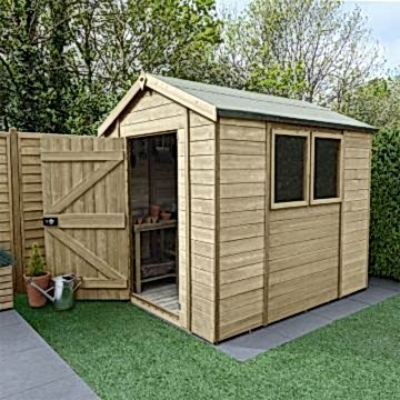 8' x 6' Forest Timberdale Tongue & Groove Pressure Treated Apex Shed