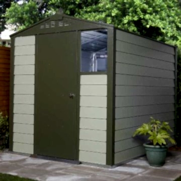 6' x 3'1 (1.82x0.94m) Trimetals Titan 630 Metal Shed 