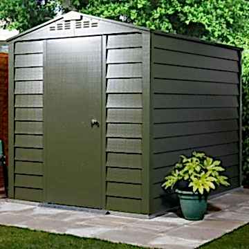 6' x 4'6 (1.82x1.37m) Trimetals Titan 640 Metal Shed