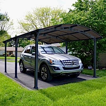 17'x12' (5.1x3.6m) Palram Arcadia 5000 Metal Carport