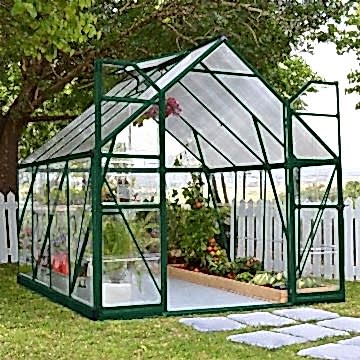 8' x 8' Palram Balance Green Greenhouse