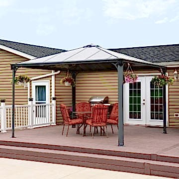 Palram Palermo 3000-3x3 Garden Gazebo 