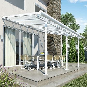 10'x14' (3x4.25m) Palram Sierra White Patio Cover