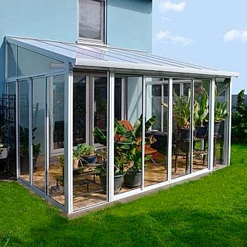 14x10 Palram San Remo Lean To Conservatory