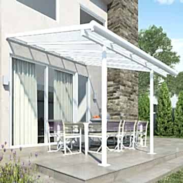 10'x10' (3x3m) Palram Sierra White Patio Cover