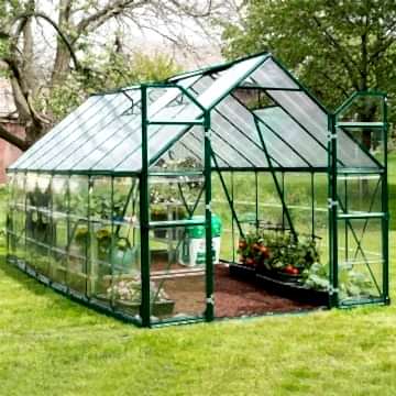8' x 16' Palram Balance Green Greenhouse