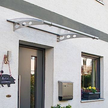Palram Helvetica 1500 Silver Door Canopy 
