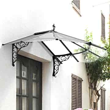 6' x 4' Palram Iris 1780 Black Door Canopy