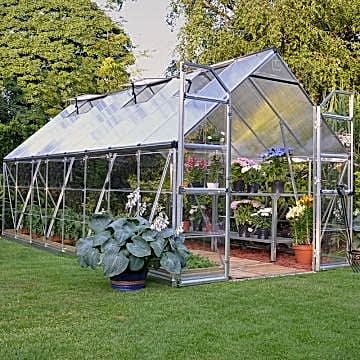 8' x 16' Palram Balance Silver Greenhouse