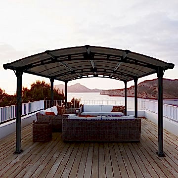 12' x 16' Palram Tucson 5000 Garden Gazebo (3.6m x 5m)