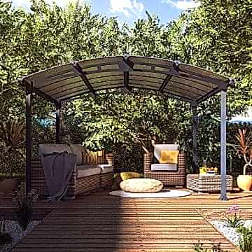 12' x 14' Palram Tucson 4300 Garden Gazebo (3.6m x 4.2m) 