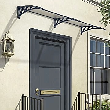 Palram Canopia Neo 2360 Grey Twinwall Door Canopy 