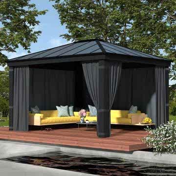 Dallas 4900 Garden Gazebo Curtain Set