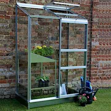 4’4 x 2’4 Halls Wall Garden 24 Small Greenhouse (1.32 x 0.69m) 