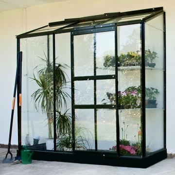 6'5 x 2'4 Halls Green Wall Garden 42 Greenhouse (1.94x0.69m) 