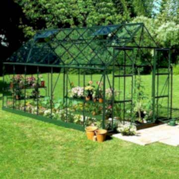 8'6 x 14'8 (2.57 x 4.46m) Halls Green Magnum 814 Greenhouse