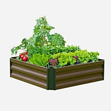 Panacea Urban Gardener Expandable Steel Raised Bed 3' x 3' (0.92m x 0.92m)