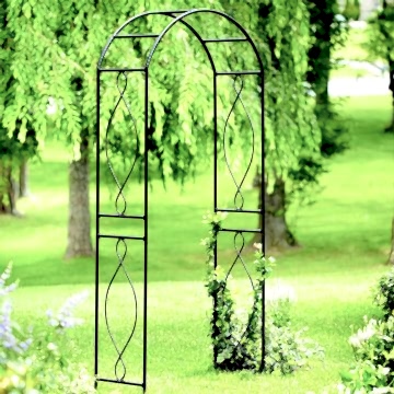 Panacea Curve Metal Garden Arch 7'5 x 3'2 