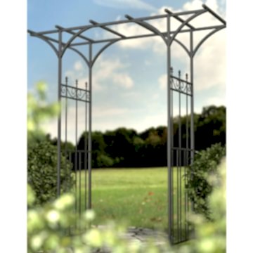 Panacea Kensington Metal Garden Arch 6'9 x 6'3 