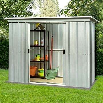 8' x 4' Yardmaster Pent Metal Shed 84PZ